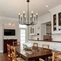 Lustre en fer à multi-têtes pour une décoration moderne avec chaîne | Marco Lucetti