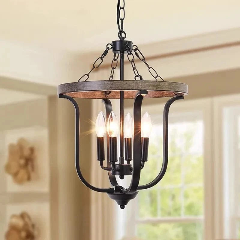 Lustre en fer américain moderne - Éclairage de bougie rétro | Marco Lucetti Couleur A