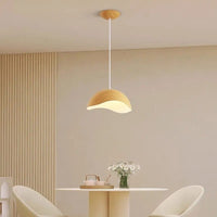 Lustre en fer grain bois nordique avec LED | Marco Lucetti