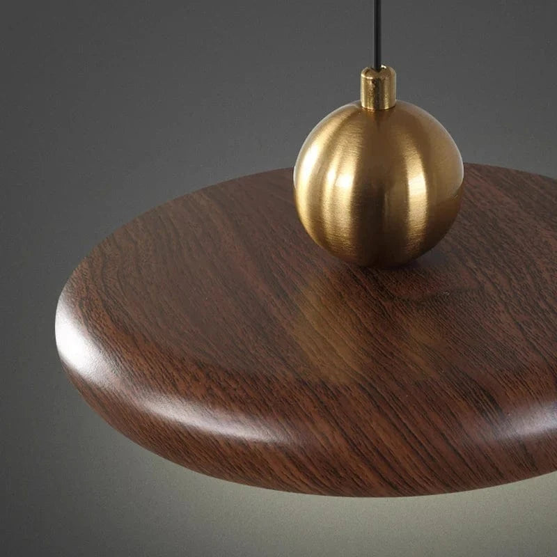 Lustre en fer imitation grain de bois : luminaires suspendus avec livraison directe | Marco Lucetti