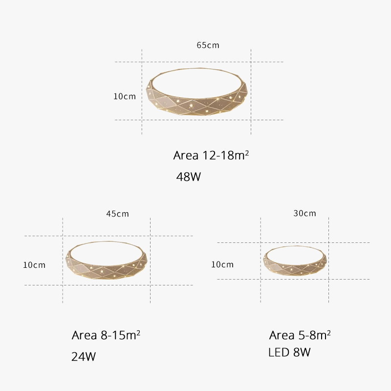 Lustre en fer réglable avec télécommande pour un éclairage de pointe | Marco Lucetti
