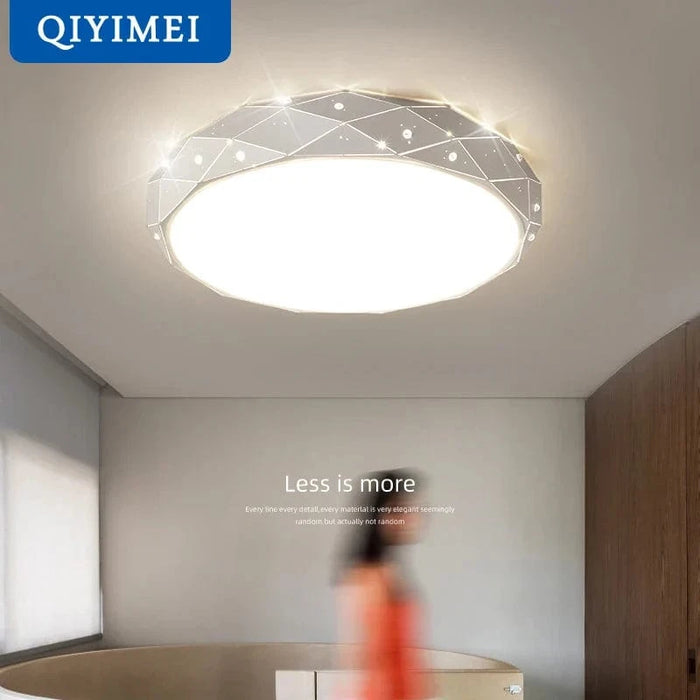 Lustre en fer réglable avec télécommande pour un éclairage de pointe | Marco Lucetti Blanc / 65x10cm 48W / Blanc froid, pas de télécommande