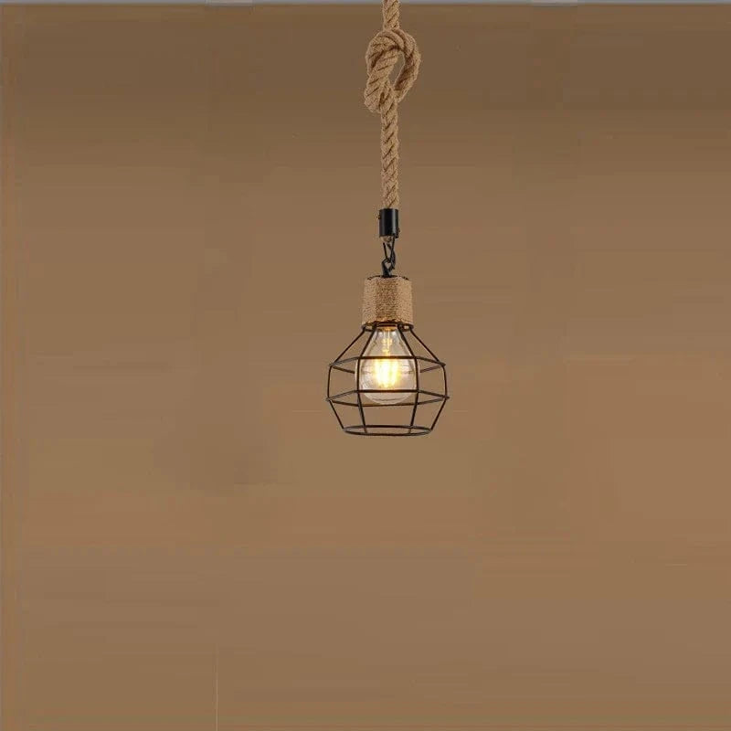 Lustre en ficelle créative nordique pour salon ou chambre d'hôtel | Marco Lucetti