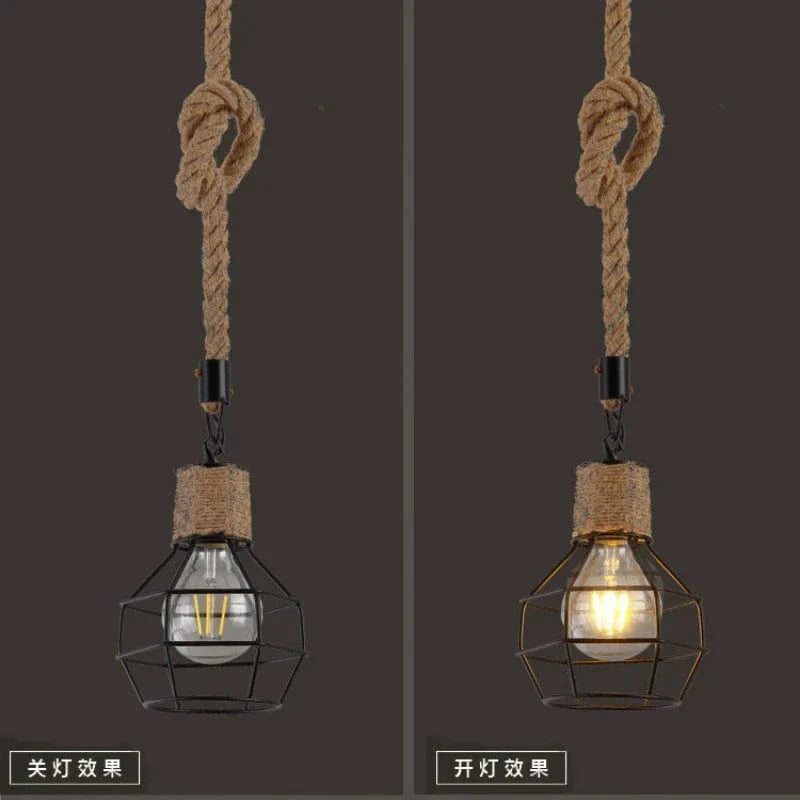 Lustre en ficelle créative nordique pour salon ou chambre d'hôtel | Marco Lucetti