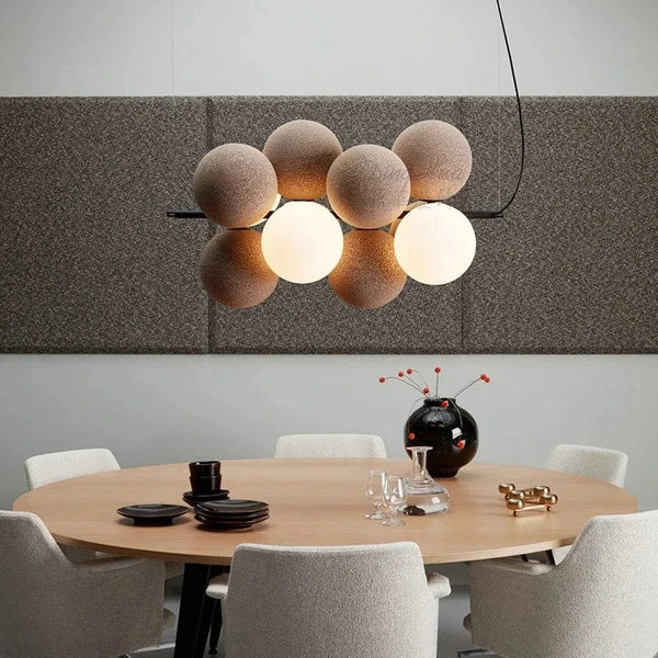 Lustre en flanelle nordique design art moderne | Marco Lucetti
