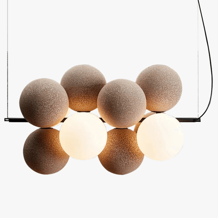 Lustre en flanelle nordique design art moderne | Marco Lucetti