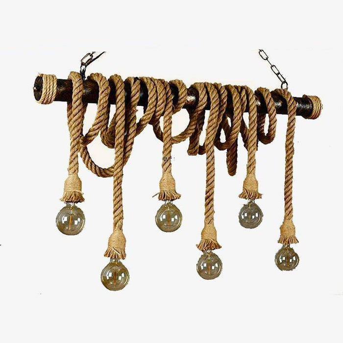 Lustre Vintage Cordes Suspendues