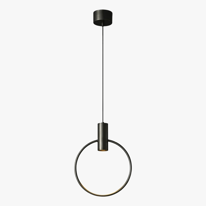 Lustre en laiton avec 3 anneaux et gradation personnalisable | Marco Lucetti