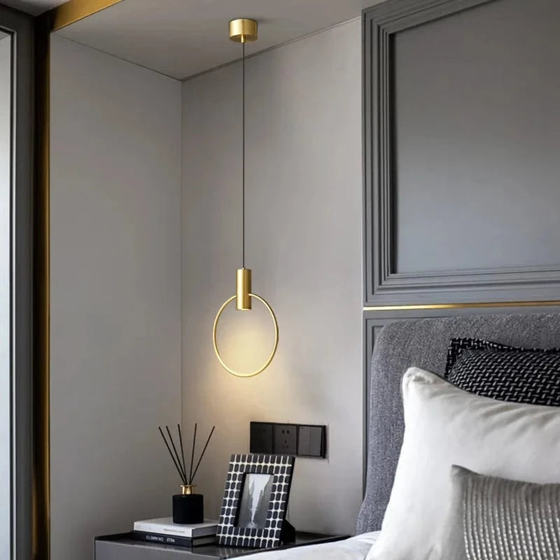 Lustre en laiton avec 3 anneaux et gradation personnalisable | Marco Lucetti