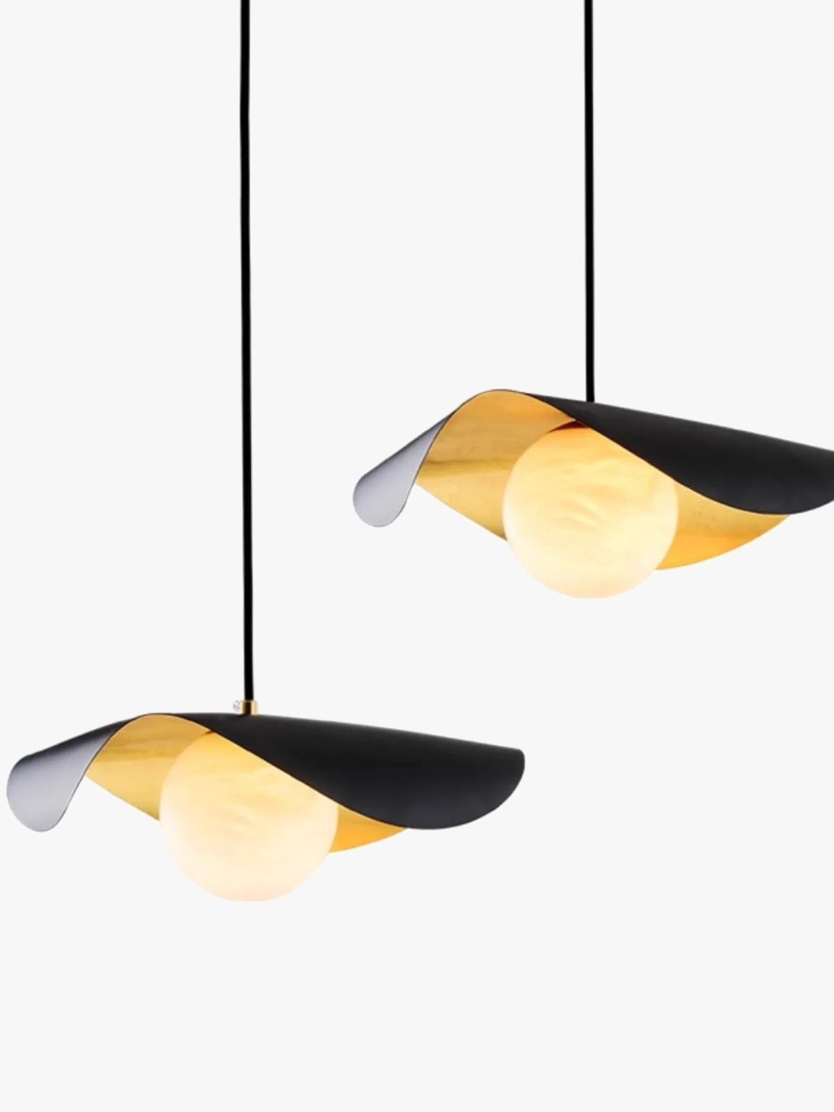 Lustre en laiton et marbre avec suspension Luxuria 2024