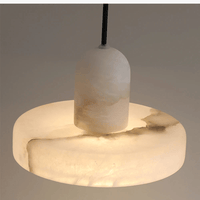 Lustre en marbre espagnol de luxe tout en cuivre pour restaurants et hôtels de charme | Marco Lucetti