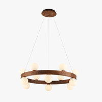 Lustre en noyer haut de gamme pour salon | Marco Lucetti