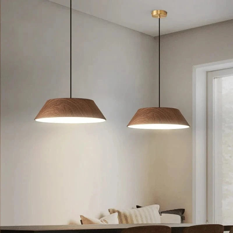 Lustre en Noyer pour Salle à Manger et Bar | Marco Lucetti