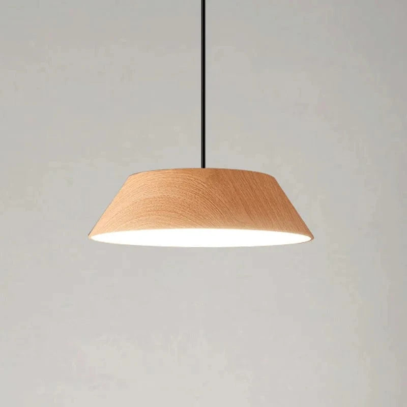 Lustre en Noyer pour Salle à Manger et Bar | Marco Lucetti Enregistrer / P 30cm / Blanc froid