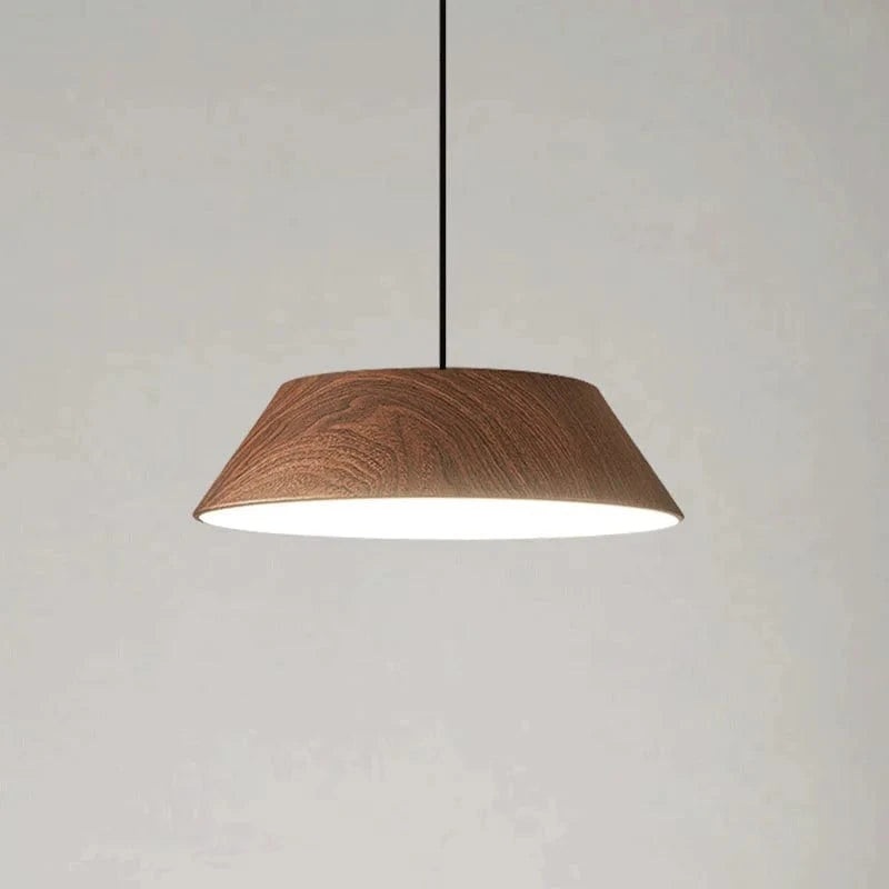 Lustre en Noyer pour Salle à Manger et Bar | Marco Lucetti Noyer / P 30cm / Blanc froid