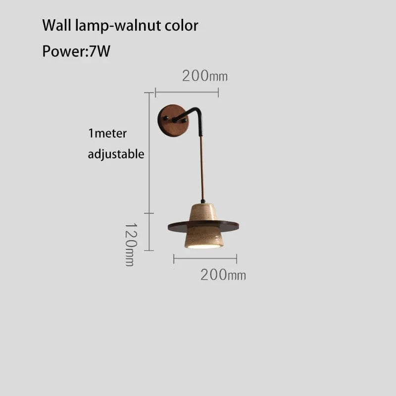 Lustre en pierre LED style rétro médiéval - Petit Détail | Marco Lucetti Applique / 3000K