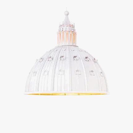 Lustre en résine d'Italie pour éclairer l'église Saint-Paul