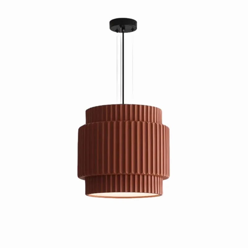 Lustre en résine de café avec fil d'ampoule modulable | Marco Lucetti