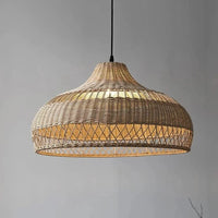 Lustre en rotin clair design | Marco Lucetti