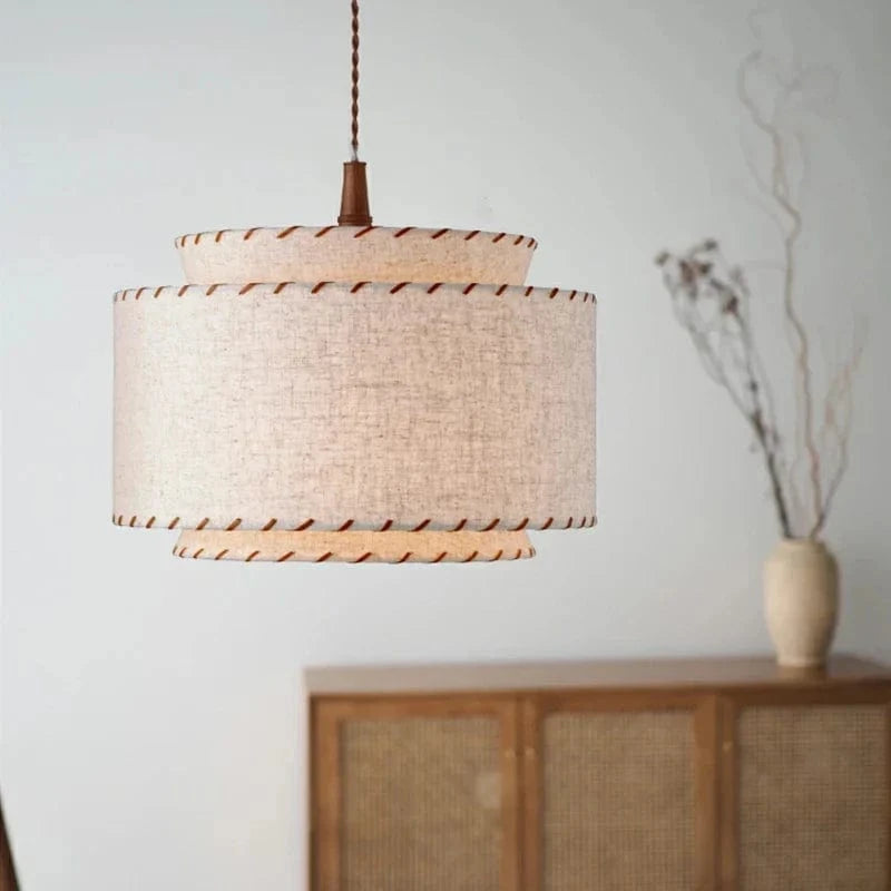 Lustre en tissu Bohême Wabi Sabi - Idéal pour salon, salle à manger, magasin, bureau, hôtel ou appartement | Marco Lucetti