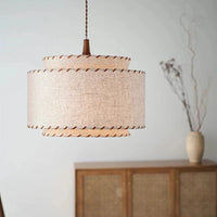 Lustre en tissu Bohême Wabi Sabi - Idéal pour salon, salle à manger, magasin, bureau, hôtel ou appartement | Marco Lucetti