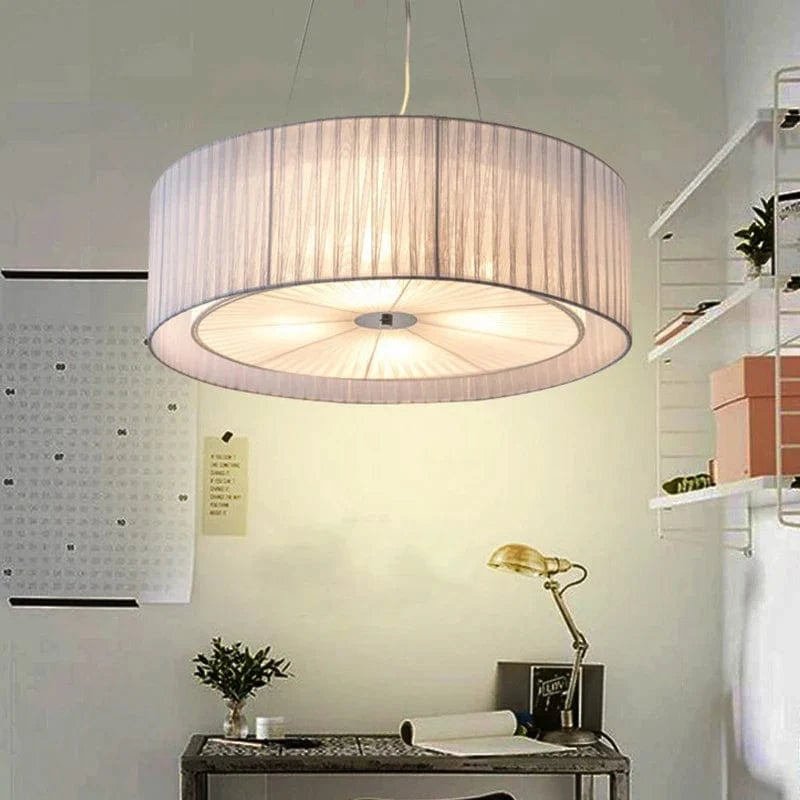 Lustre en Tissu Japonais Art Moderne pour Éclairage Romantique de Restaurant | Marco Lucetti