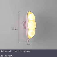 Lustre en verre à pois innovants avec fil ajustable | Marco Lucetti A rose / Blanc chaud