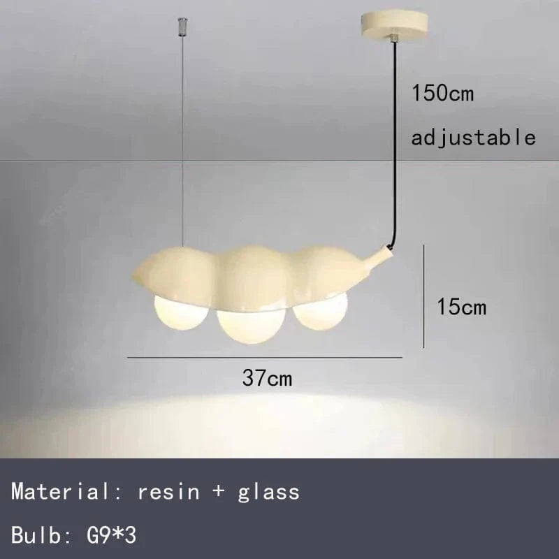 Lustre en verre à pois innovants avec fil ajustable | Marco Lucetti B-Beige-37cm / Blanc froid