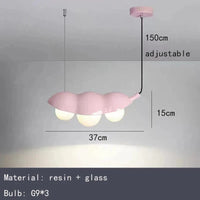 Lustre en verre à pois innovants avec fil ajustable | Marco Lucetti B-Rose-37cm / Blanc froid