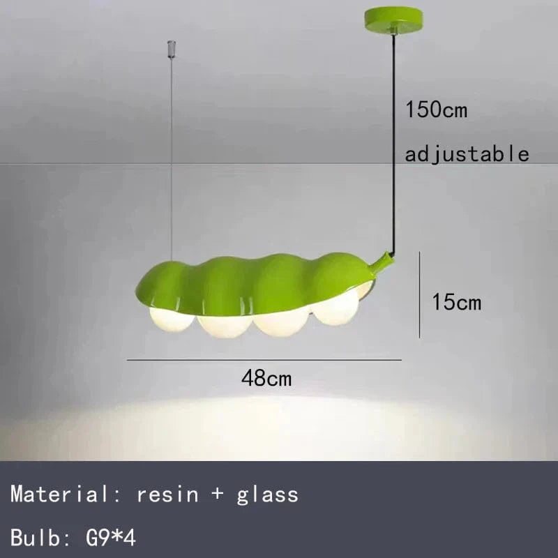 Lustre en verre à pois innovants avec fil ajustable | Marco Lucetti B-Vert-48cm / Blanc froid
