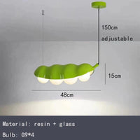 Lustre en verre à pois innovants avec fil ajustable | Marco Lucetti B-Vert-48cm / Blanc froid
