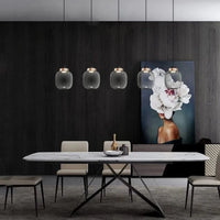 Lustre en verre de Style Moderne - Élégance Contemporaine | Marco Lucetti