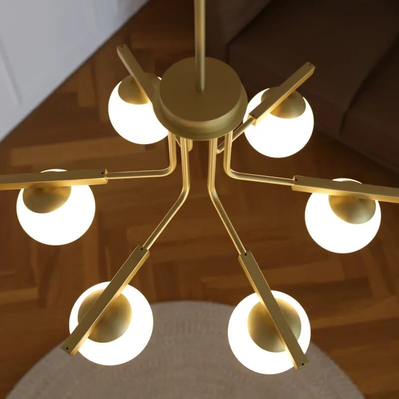 Lustre en Verre élégant pour Salon | Marco Lucetti