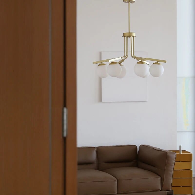 Lustre en Verre élégant pour Salon | Marco Lucetti