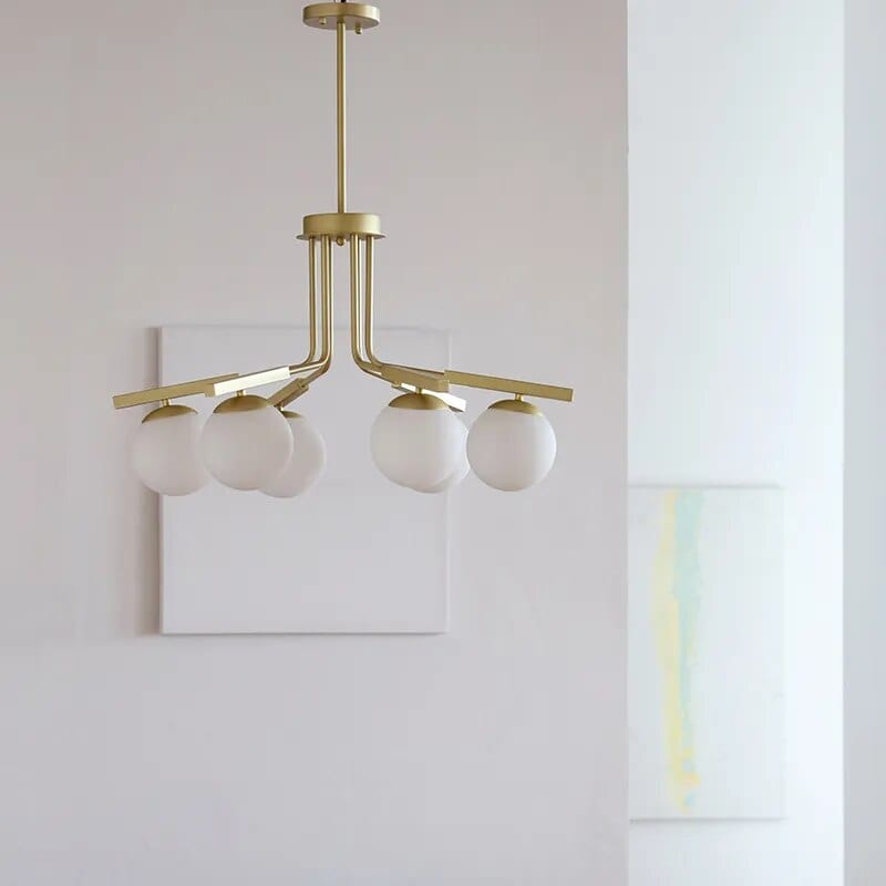 Lustre en Verre élégant pour Salon | Marco Lucetti