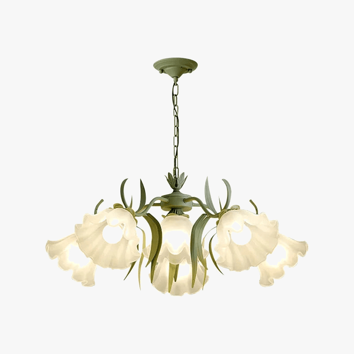 Lustre en verre français "Muguet Fleuri" | Marco Lucetti