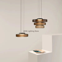 Lustre en verre italien minimaliste | Marco Lucetti