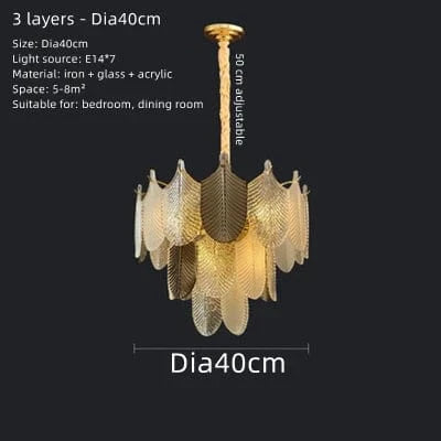 Lustre en Verre LED Design - Suspension Luminaire Acrylique - Élégance Éclairée | Marco Lucetti Dia40cm / Blanc froid