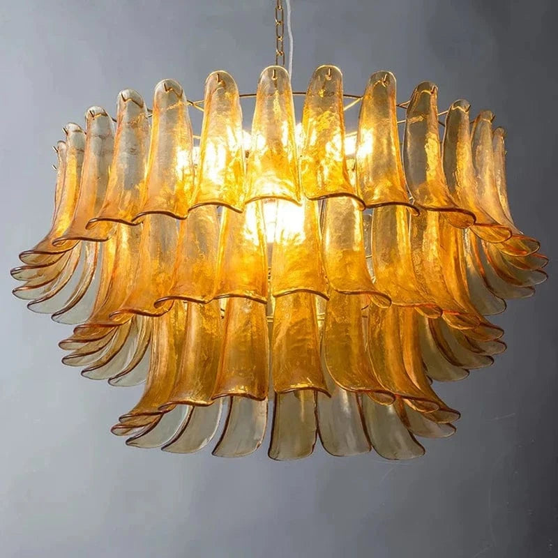 Lustre en verre LED scandinave AiPaiTe pour salon, salle à manger et chambre | Marco Lucetti