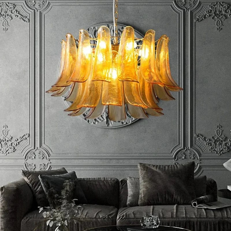 Lustre en verre LED scandinave AiPaiTe pour salon, salle à manger et chambre | Marco Lucetti