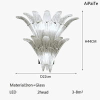 Lustre en verre LED Vintage Murano AiPaiTe pour Villa Hall et Escalier | Marco Lucetti