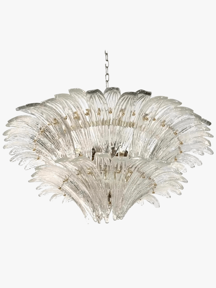 Lustre en verre LED Vintage Murano AiPaiTe pour Villa Hall et Escalier | Marco Lucetti