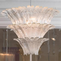 Lustre en verre LED Vintage Murano AiPaiTe pour Villa Hall et Escalier | Marco Lucetti