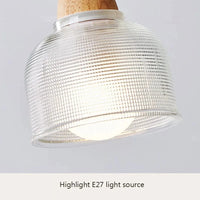 Lustre en verre nordique japonais pour café, restaurant et chambre | Marco Lucetti