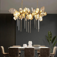 Lustre en verre post-moderne LED de luxe | Marco Lucetti