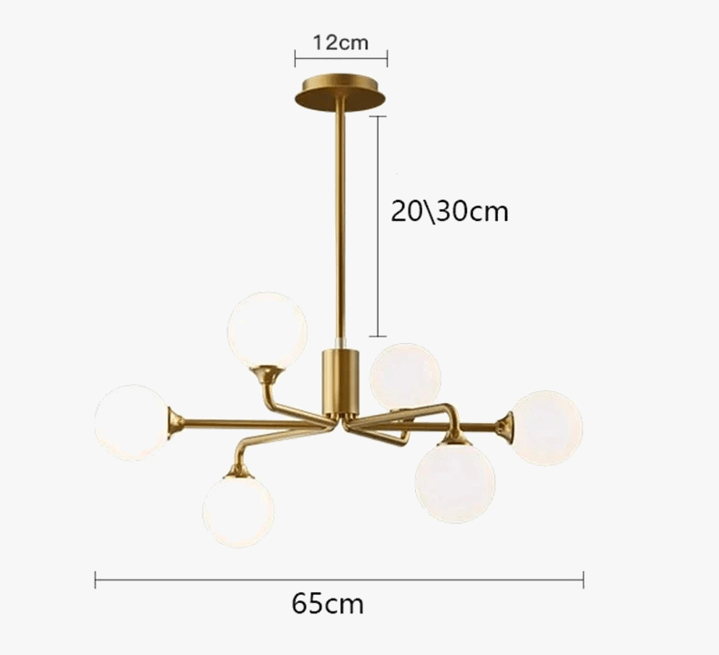 Lustre en verre suspendu pour une décoration maison moderne | Marco Lucetti