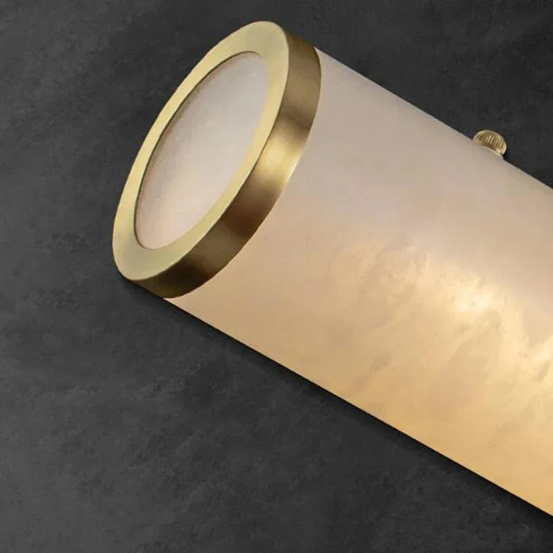 Lustre en zigzag en cuivre et marbre, éclairage LED de luxe modernisé. | Marco Lucetti