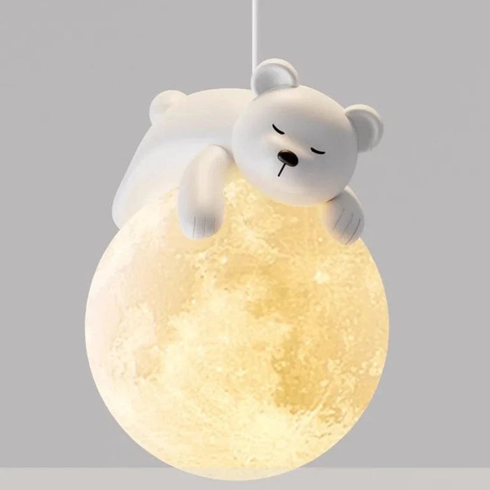 Lustre enfant moderne petit ours LED suspendu | Marco Lucetti