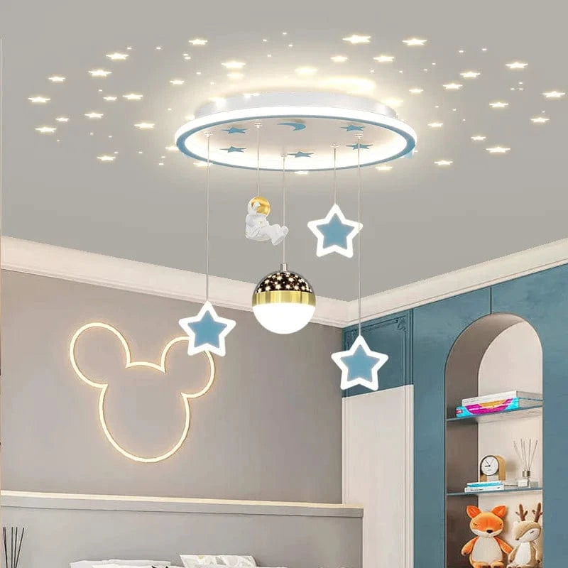 Lustre Etoile Créatif LED Moderne pour Chambre d'Enfant. | Marco Lucetti