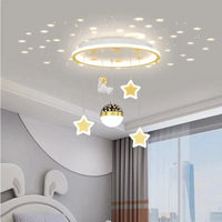 Lustre Etoile Créatif LED Moderne pour Chambre d'Enfant. | Marco Lucetti Dia40xH45cm Or